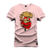 Camiseta Algodão T-Shirt Premium Estampada Papai Noel Estregador - Nexstar