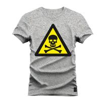 Camiseta Algodão T-Shirt Premium Estampada Placa Arrasta - Nexstar