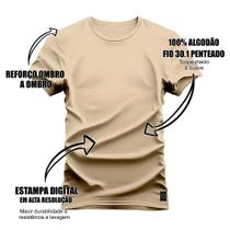 Camiseta Algodão T-Shirt Premium Estampada Rei Don