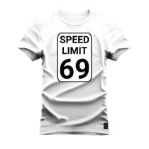 Camiseta Algodão T-Shirt Premium Estampada Speed Limited