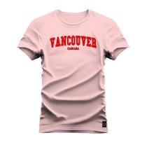 Camiseta Algodão T-Shirt Premium Estampada Vancouver