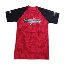 Camiseta Algodão - Tamanho GG Vermelha/Preta - IntegralMédica Camiseta Algodão - Tamanho GG Vermelha/Preta - IntegralMédica