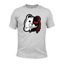 Camiseta Algodão Tecido Macio Metade De Urso