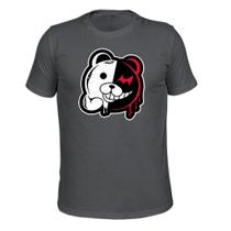 Camiseta Algodão Tecido Macio Metade De Urso