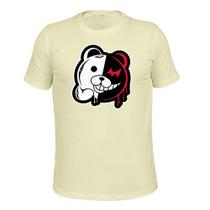 Camiseta Algodão Tecido Macio Metade De Urso