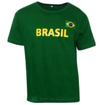 Camiseta Algodão Torcedor Brasil Confortável Moderno