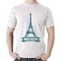 Camiseta Algodão Torre Eiffel Amazing - Foca na Moda