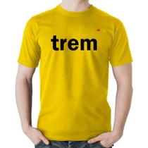 Camiseta Algodão Trem - Foca na Moda