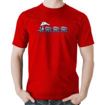 Camiseta Algodão Trenzinho Brinquedo - Foca na Moda