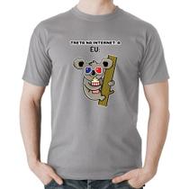 Camiseta Algodão Treta na internet: A - Foca na Moda