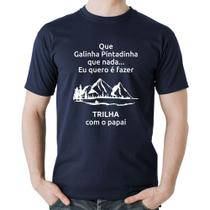 Camiseta Algodão Trilha com o papai Trekking - Foca na Moda