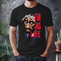 Camiseta Algodao Tupac Edição Nova Mode3