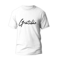 Camiseta Algodão Unissex Estampa Cristã Gospel Happiness Camiseta Algodão Unissex Estampa Cristã Gospel Happiness