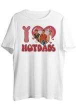Camiseta Algodão Unissex T Shirt Jonas Brothers Vintage I Love Hot Dads