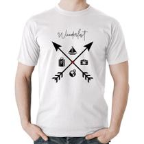 Camiseta Algodão Wanderlust Veleiro - Foca na Moda