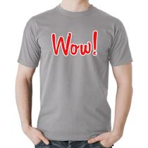 Camiseta Algodão Wow! - Foca na Moda