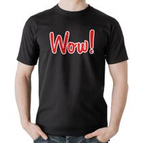 Camiseta Algodão Wow! - Foca na Moda