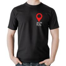 Camiseta Algodão You Are Here - Foca na Moda