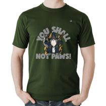 Camiseta Algodão You shall not paws - Foca na Moda