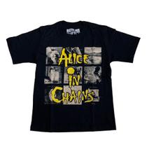 Camiseta Alice in Chains Blusa Adulto Unissex Banda de Rock Mr414 Camiseta Alice in Chains Blusa Adulto Unissex Banda de Rock Mr414