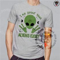 Camiseta Aliens Existem Camiseta Aliens Existem
