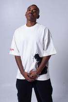 Camiseta Alltribe T-Shirt Over Travis Branca Camiseta Alltribe T-Shirt Over Travis Branca