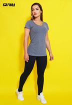 Camiseta alongada feminina