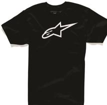 Camiseta alpinestars ageless classic tee P preta e branca