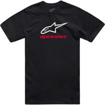 Camiseta Alpinestars Always 2.0 Preto Branco Vermelho Camiseta Alpinestars Always 2.0 Preto Branco Vermelho