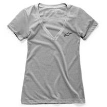 Camiseta Alpinestars Feminina Ageless V Neck Cinza