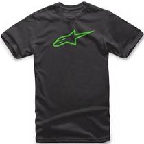 Camiseta Alpinestars Juvy Ageless - Preto/Verde (Infantil)