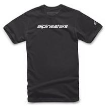 Camiseta Alpinestars Linear Wordmark Preto Cinza