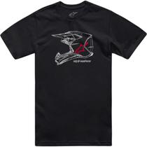 Camiseta Alpinestars Mx Helmet Preto