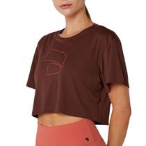 Camiseta Alto Giro T-shirt Cropped Símbolo Feminina 2411703