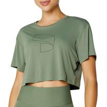 Camiseta Alto Giro T-shirt Cropped Símbolo Feminina 2411703