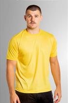 Camiseta Amarela 100% Poliéster - Ideal para o Dia a Dia