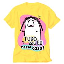 Camiseta Amarela Flork Frase mãe mas você não é todo mundo