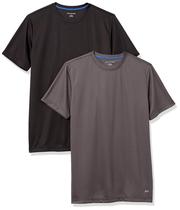 Camiseta Amazon Essentials Masculina com Tecnologia de Absorção de Umidade Pacote com 2
