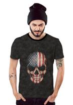 Camiseta American Skull Caveira Americana