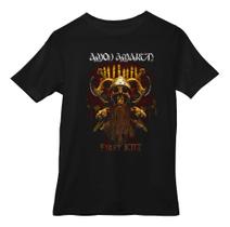 Camiseta Amon Amarth Banda Death Metal Camisa Rock Preta