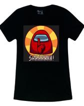 Camiseta Among Us modelo Preta fornecedor M&M Presentes Personalizados