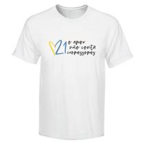 Camiseta Amor Não Conta Cromossomo - Infantil