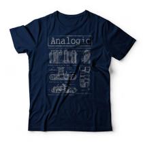 Camiseta Analog Camera Studio Geek Camiseta Analog Camera Studio Geek