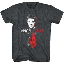 Camiseta Angel E Spike Buffy The Vampire Slayer