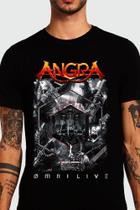 Camiseta Angra Omnilive Blusa Banda de Rock Oficial Licenciado Of0032 BM