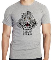 Camiseta Animais Onça Pintada Blusa criança infantil juvenil adulto camisa tamanhos Camiseta Animais Onça Pintada Blusa criança infantil juvenil adulto camisa tamanhos