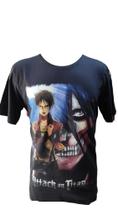 camiseta anime attack on titan