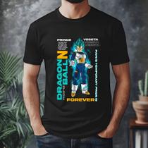 Camiseta Anime Dragon Ball Vegeta Forever 100% Algodao Camiseta Anime Dragon Ball Vegeta Forever 100% Algodao