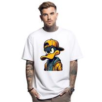 Camiseta Anime Masculina PATO COM CHAPEU T Shir
