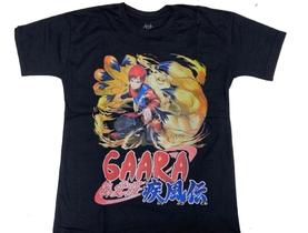 Camiseta Anime Naruto Gaara Blusa Adulto Unissex EPI319 EPI094 BM